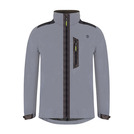 City Men's 100% Reflective Waterproof Commuter Cycling Jacket