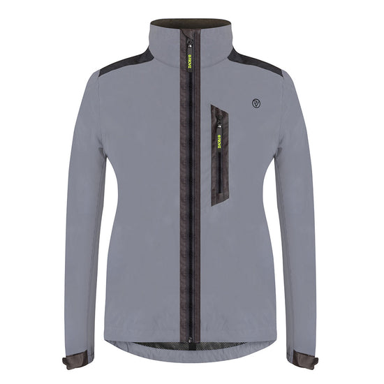 City Women's 100% Reflective Waterproof Commuter Cycling Jacket