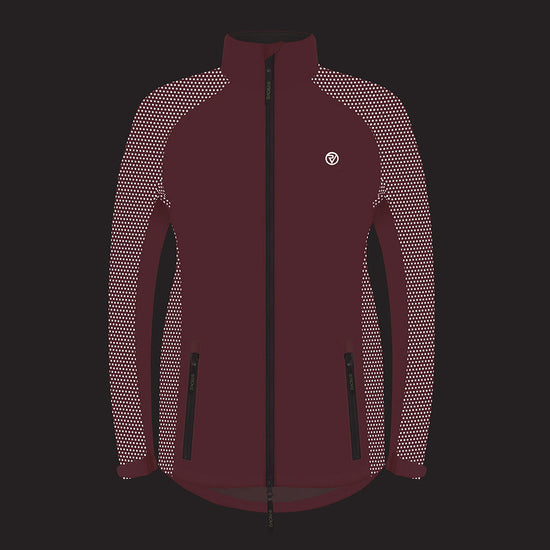 Solaris Women’s Reflective Waterproof Active Jacket — night mode