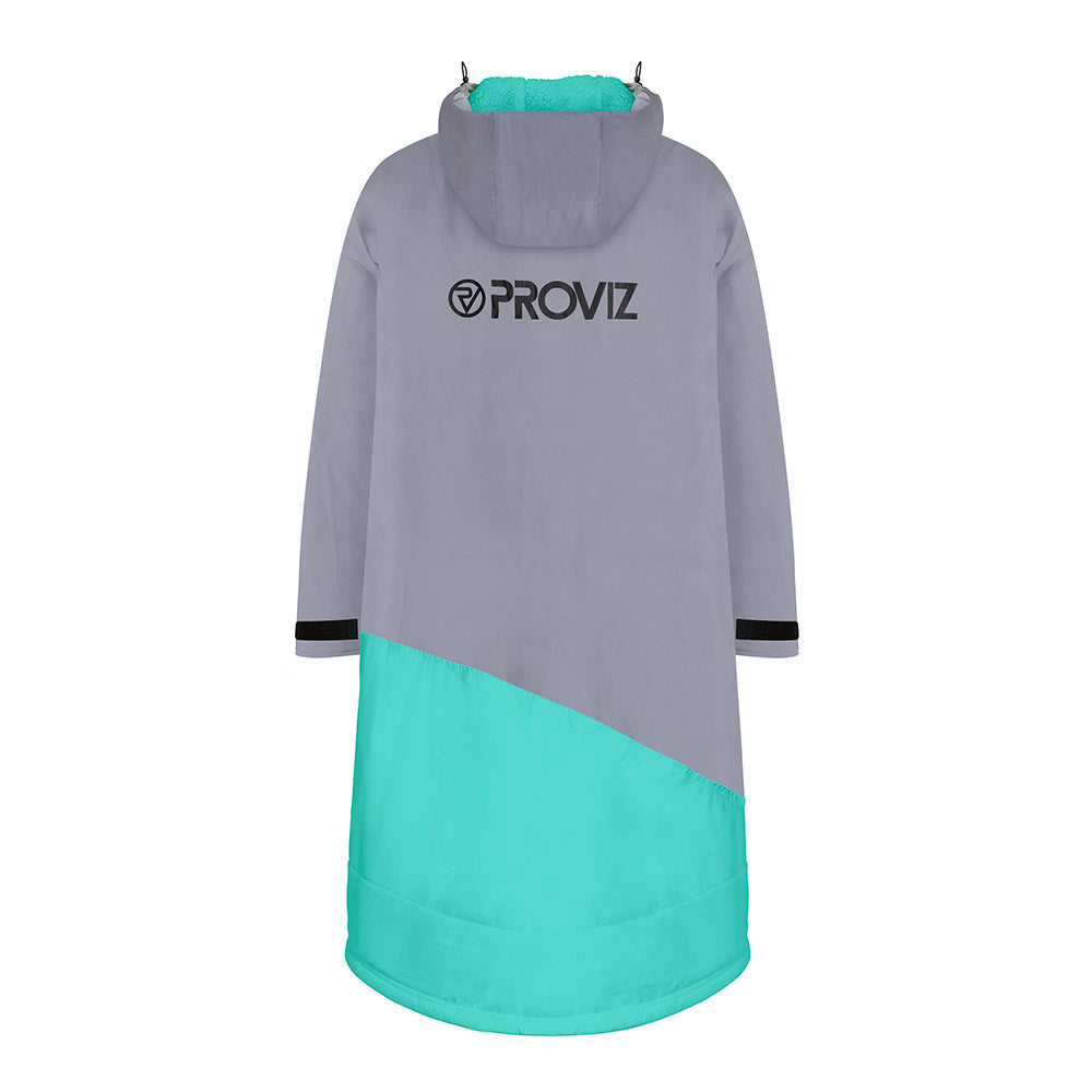 Fleece-gefütterter Badeponcho