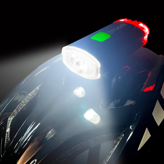 2-way Helmet Light - Front & Rear — night mode