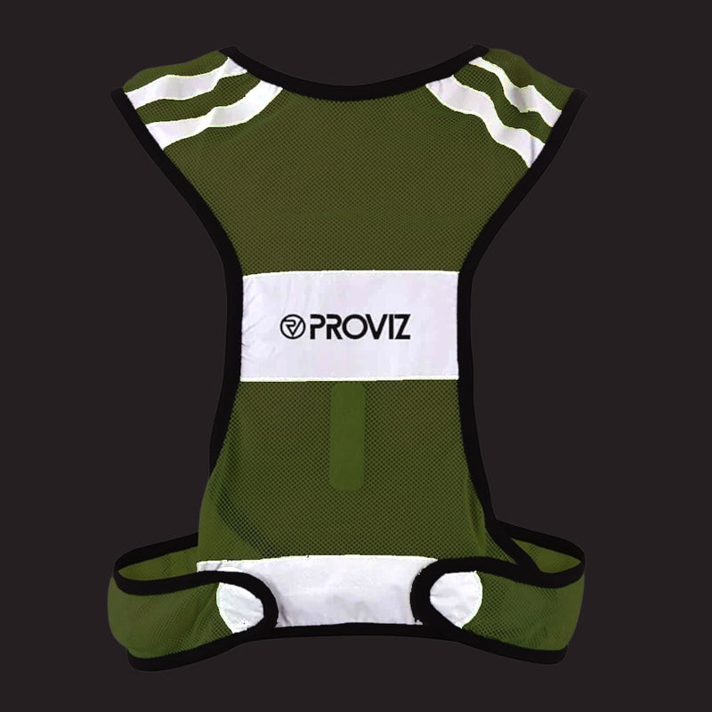 Hi Viz Running Vest — night mode