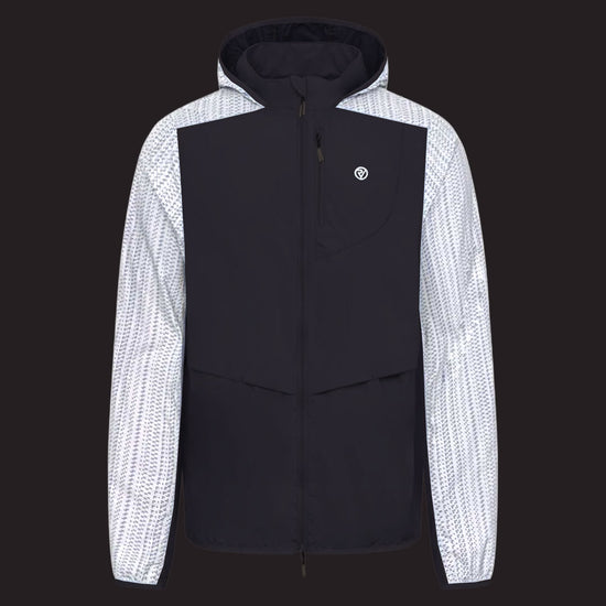 Men's Reflective Lightweight Running Jacket — night mode