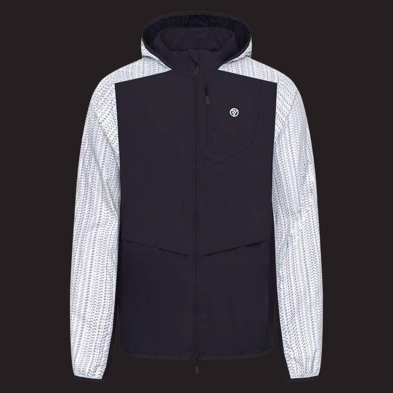 Men's Reflective Lightweight Running Jacket — night mode