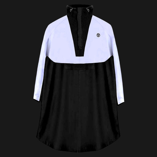 Reflective Waterproof Cycling/Hiking Poncho — night mode
