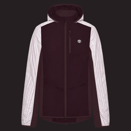 Women's Reflective Lightweight Running Jacket — night mode