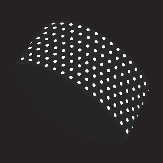 Reflective Polka Dot Running Headband — night mode