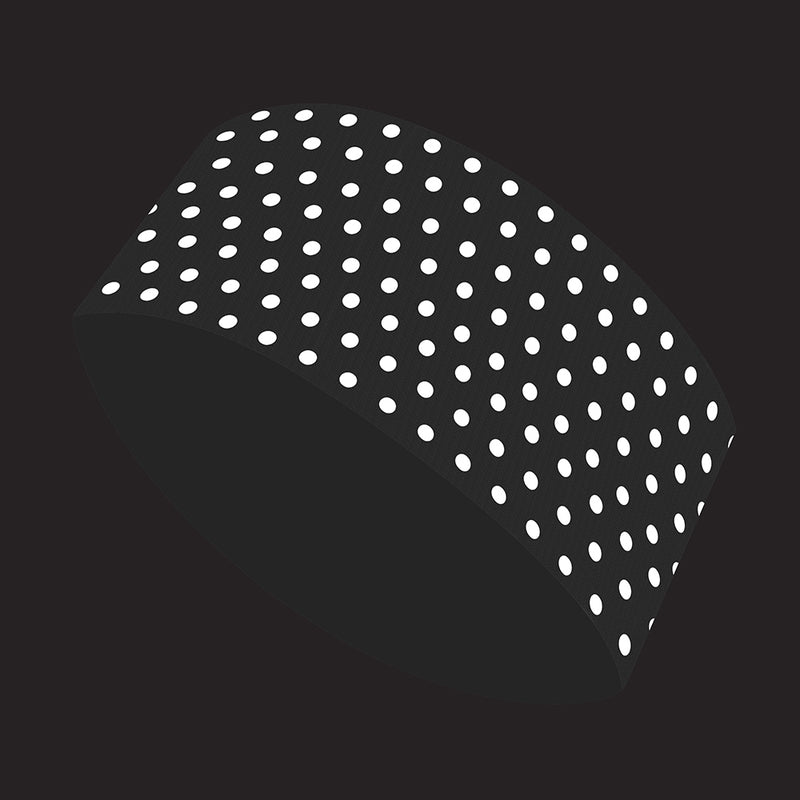 Reflective Polka Dot Running Headband — night mode