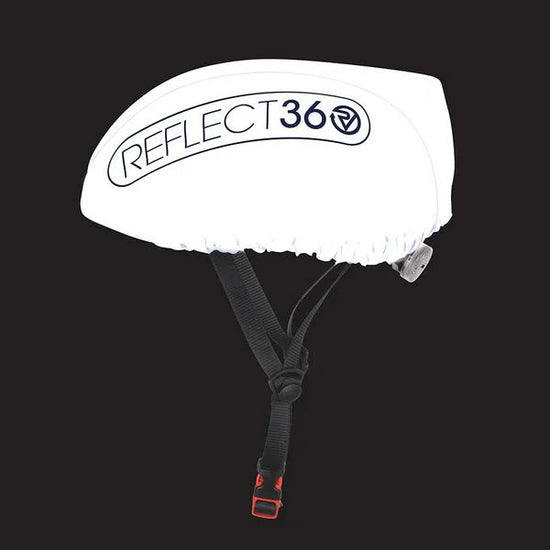 Fully Reflective Waterproof Helmet Cover — night mode