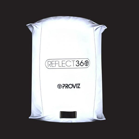 Fully Reflective Backpack Cover — night mode