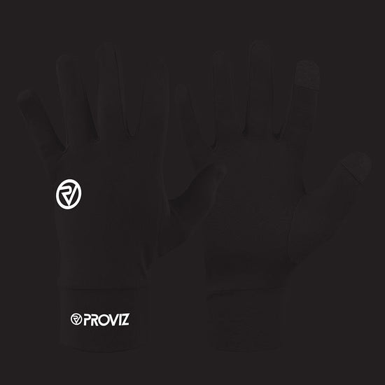 Lightweight Touchscreen Running Gloves — night mode