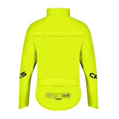CRS Men's Fully Reflective & Waterproof Cycling Jacket