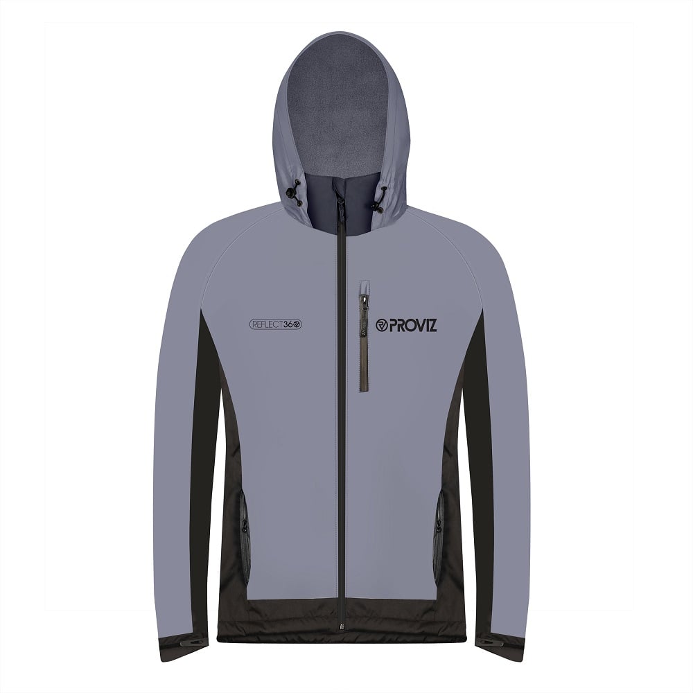 Men's Reflective Waterproof Fleece Lined Jacket - Clearance