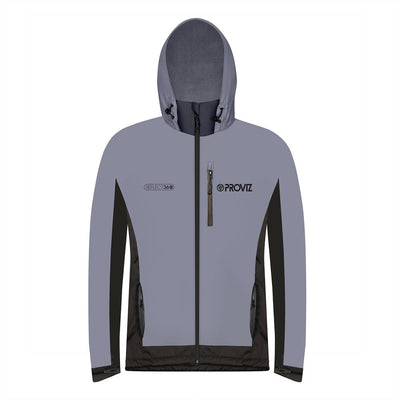 Men's Reflective Waterproof Fleece Lined Jacket - Clearance