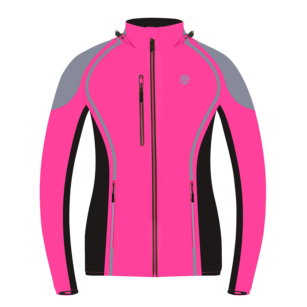 Women's Waterproof Windproof Hooded Cycling Jacket