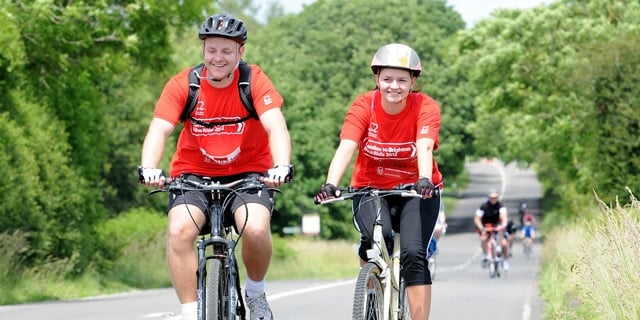Fahrradfahrten für wohltätige Zwecke