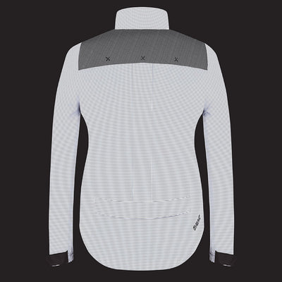 lifestyle back APEX Women’s 100% Reflective Waterproof Cycling Jacket