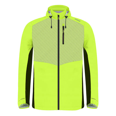 men's yellow lumina jacket front