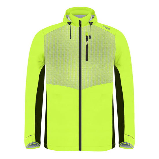 men's yellow lumina jacket front