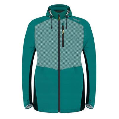 lumina women's jacket teal front