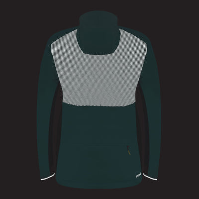 lifestyle Lumina Women’s Reflective Waterproof Running Jacket lights on back