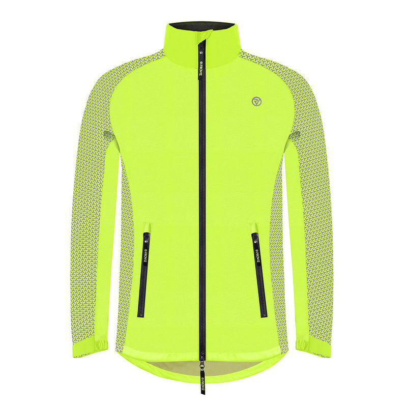 Solaris Men’s Reflective Waterproof Active Jacket yellow front