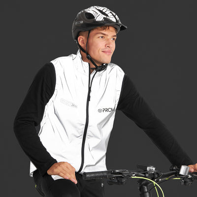 An image of Voll Reflektierendes Fahrradgilet - für Männer - EUR XS - Proviz - Reflect360