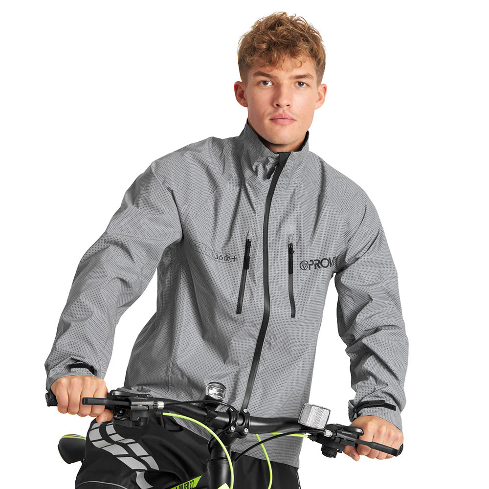 REFLECT360 CRS Plus Men's Fully Reflective & Enhanced Waterproof Cycling  Jacket