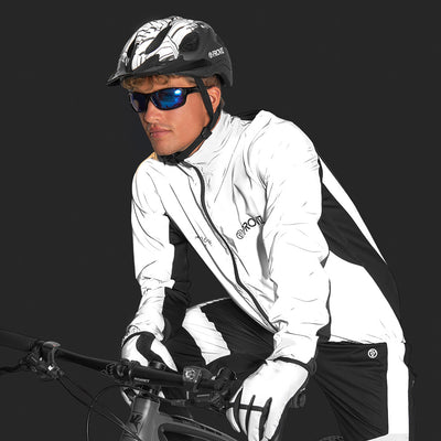 REFLECT360 Reflektierende Leichte Fahrradjacke für Männer