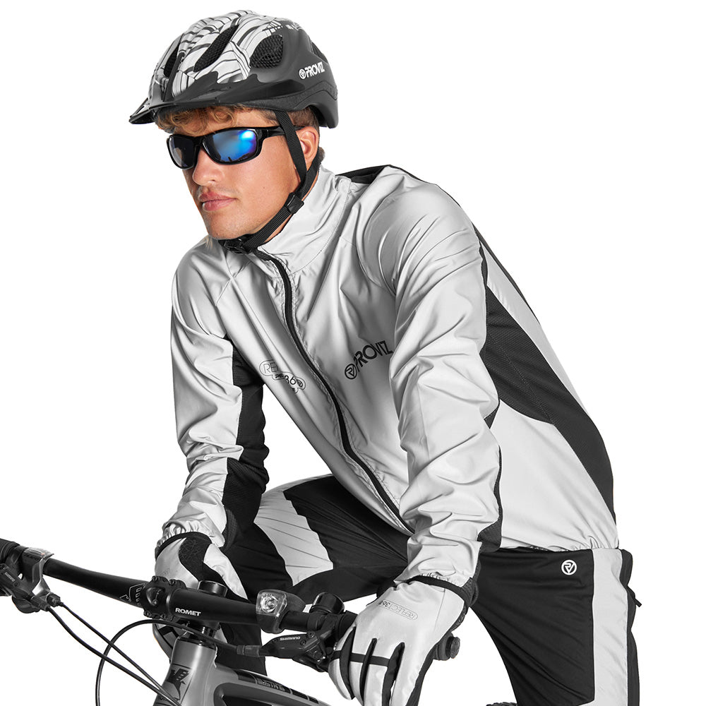 mens reflective bike jacket