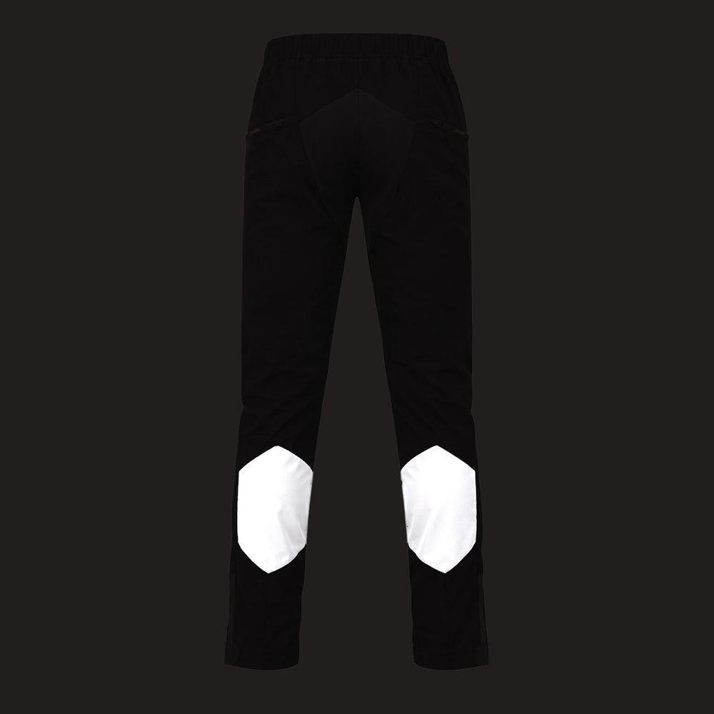 lifestyle Men’s Tailored Waterproof Cycling Trousers back lights on