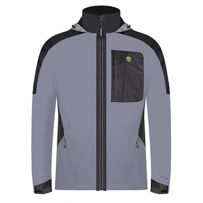 lifestyle Men's Reflective Waterproof Hooded Jacket 2.0 hood down front
