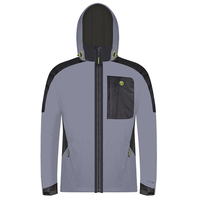 Men's Reflective Waterproof Hooded Jacket 2.0 front hood up