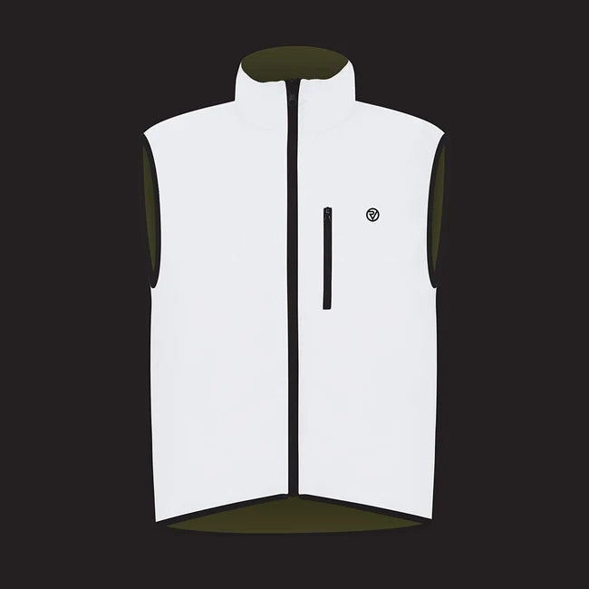 lifestyle Men's Reflective Reversible Cycling Gilet reflective at night