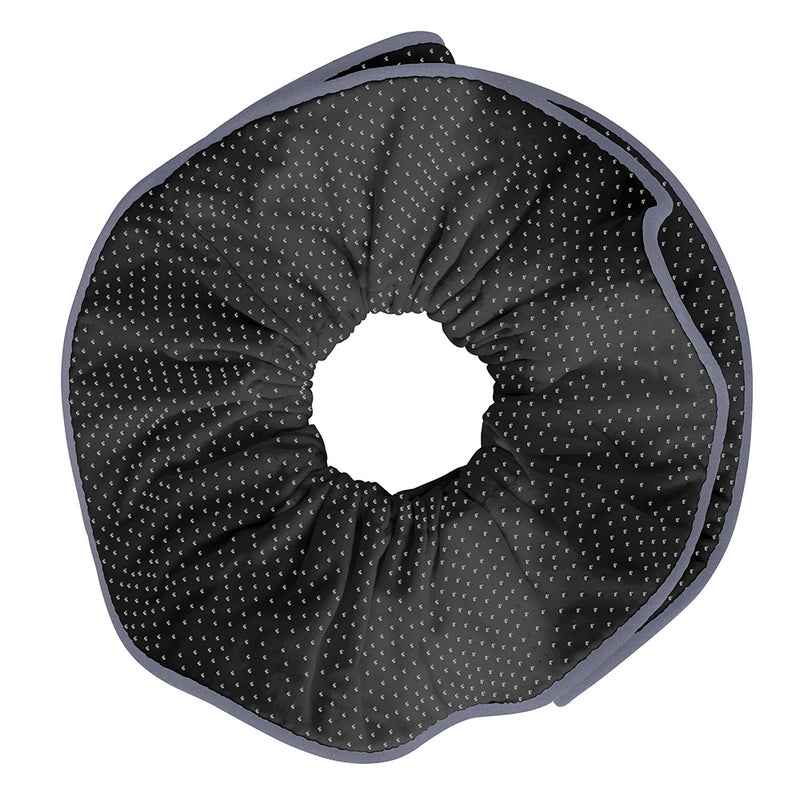 Reflective/Black Hair Scrunchie