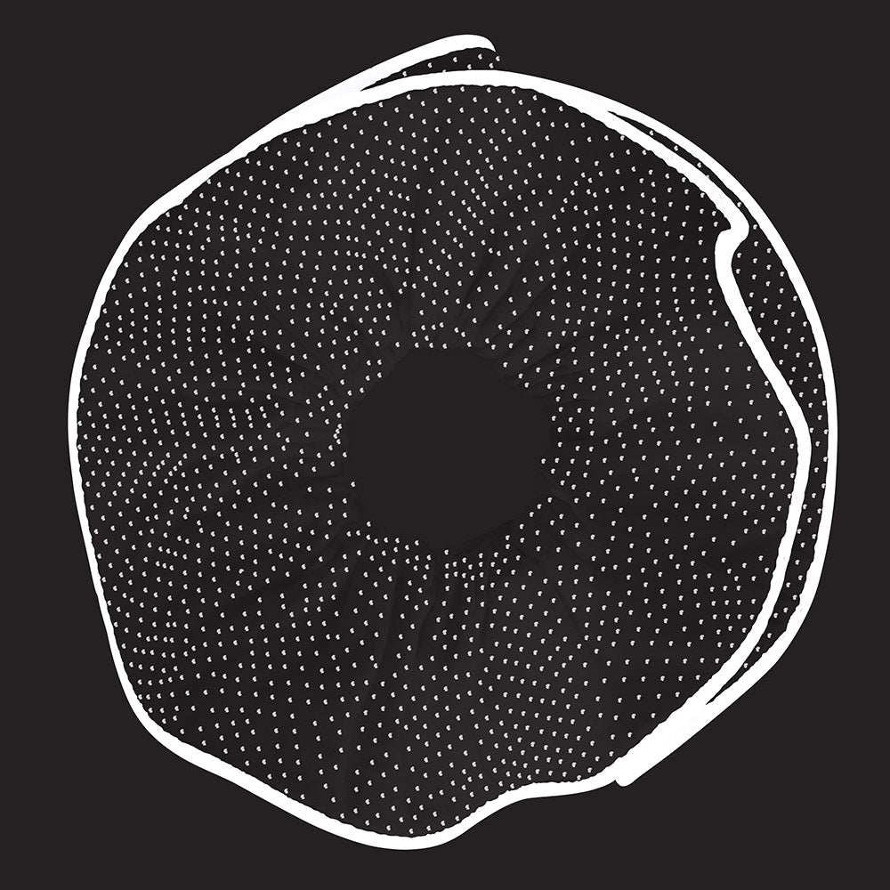 Reflective/Black Hair Scrunchie