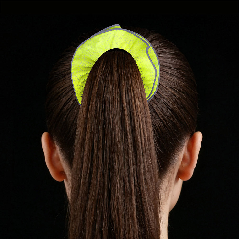 Reflective/Yellow Hair Scrunchie