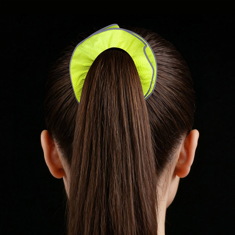Reflective/Yellow Hair Scrunchie