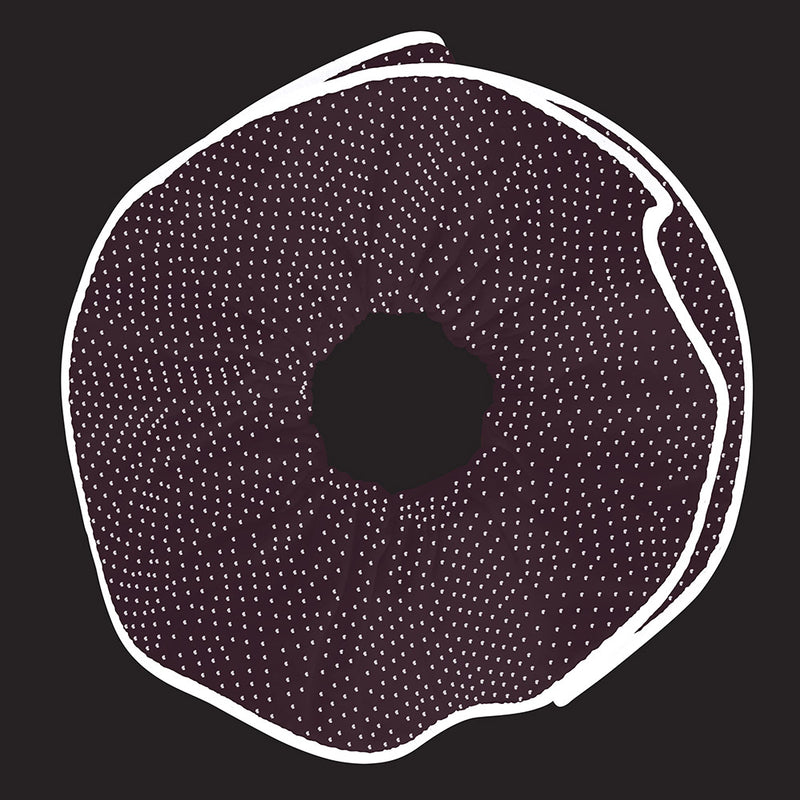 Reflective/Burgundy Hair Scrunchie