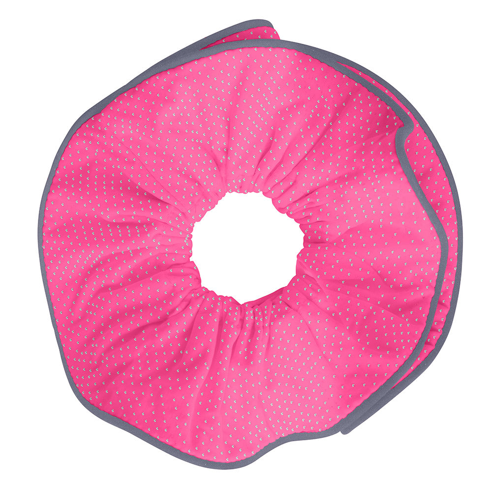 Reflective/Pink Hair Scrunchie