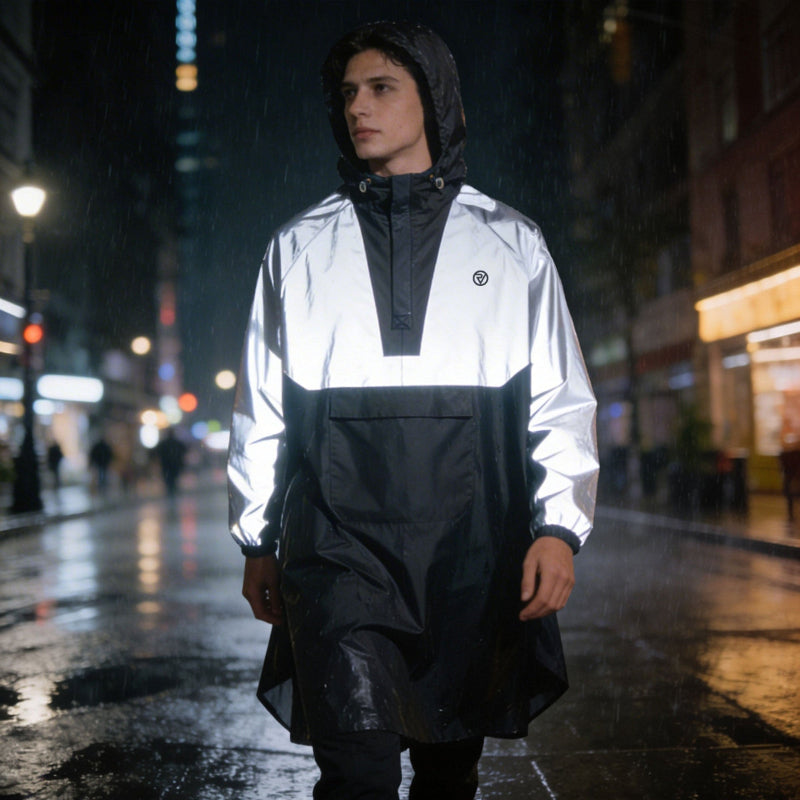 REFLECT360 Waterproof Cycling/Hiking Poncho – Proviz