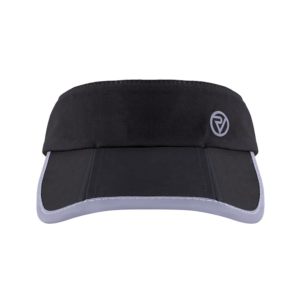 Reflective Breathable Graphite Running Visor