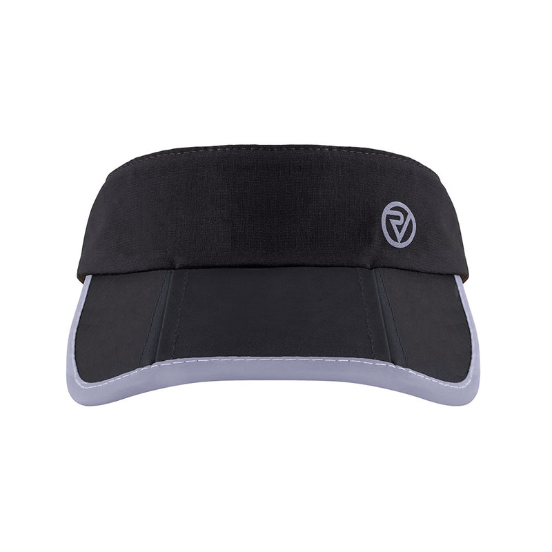 Reflective Breathable Graphite Running Visor