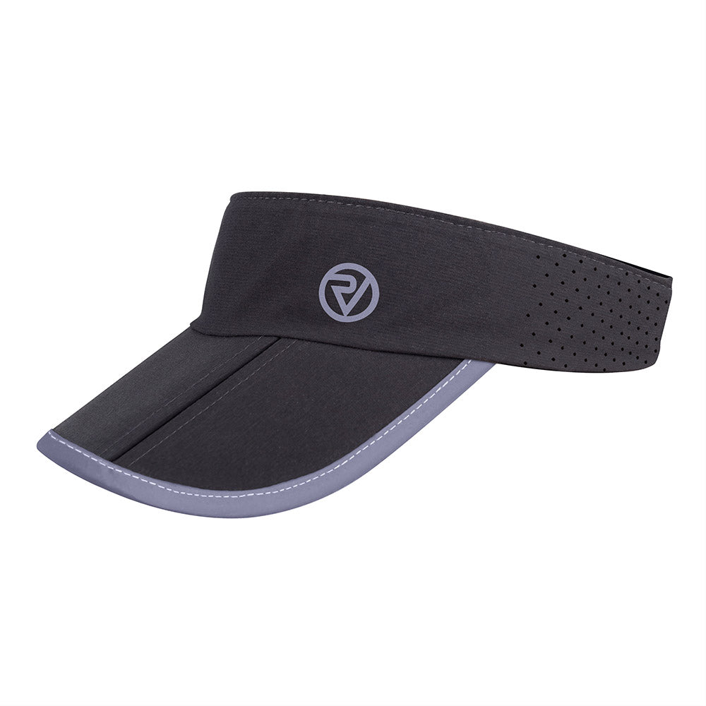 Reflective Breathable Graphite Running Visor