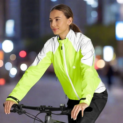 Nightrider Women's Cycling Reflective & Waterproof Jacket – Proviz