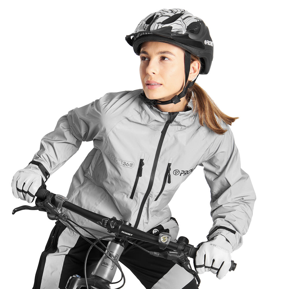 REFLECT360 Voll Reflektierende Fahrradjacke für Frauen
