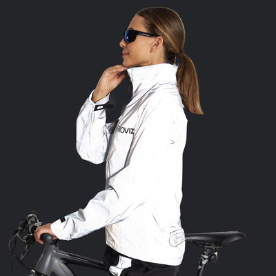 REFLECT360 Plus Women's Fully Reflective Enhanced Waterproof Cycling Jacket