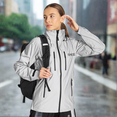 REFLECT360 Women's Reflective Waterproof Hooded Jacket