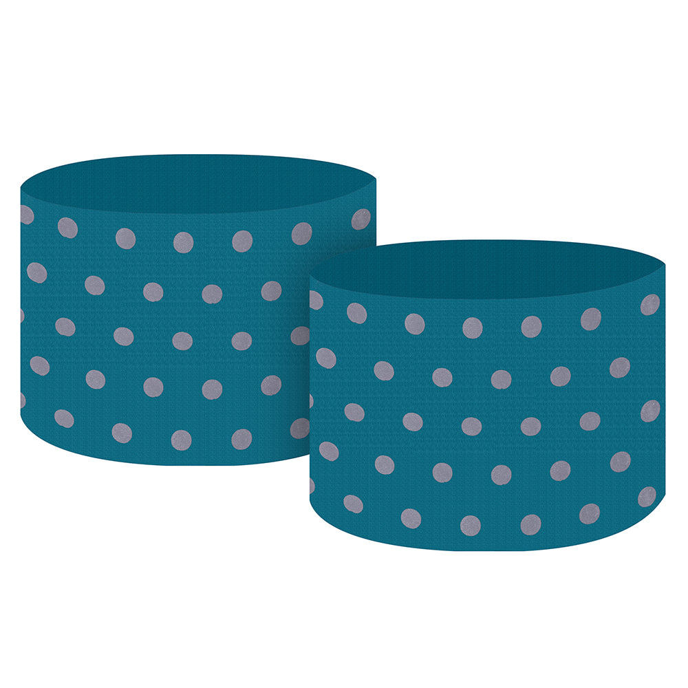 Reflektierende Laufarmbänder mit Polka-Dot-Muster