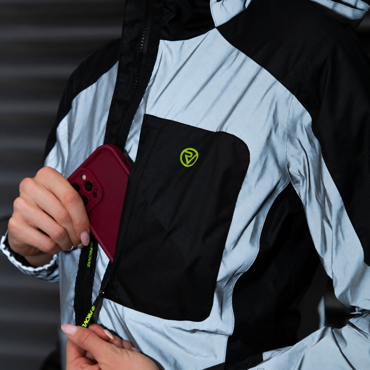 REFLECT360 Men's Reflective Waterproof Fleece Lined Jacket – Proviz